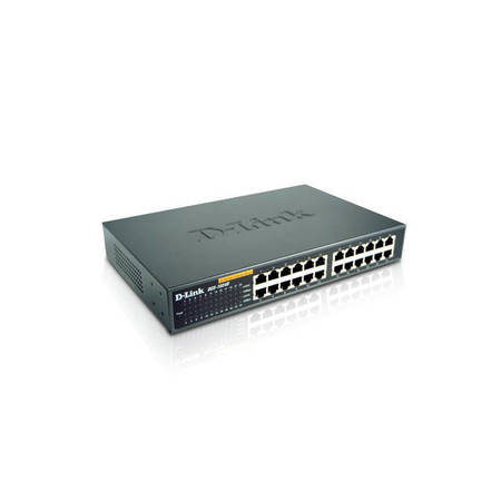 D-LINK 24-Port Fast Ethernet Unmanaged Desktop/Rackmount Switch DES-1024D